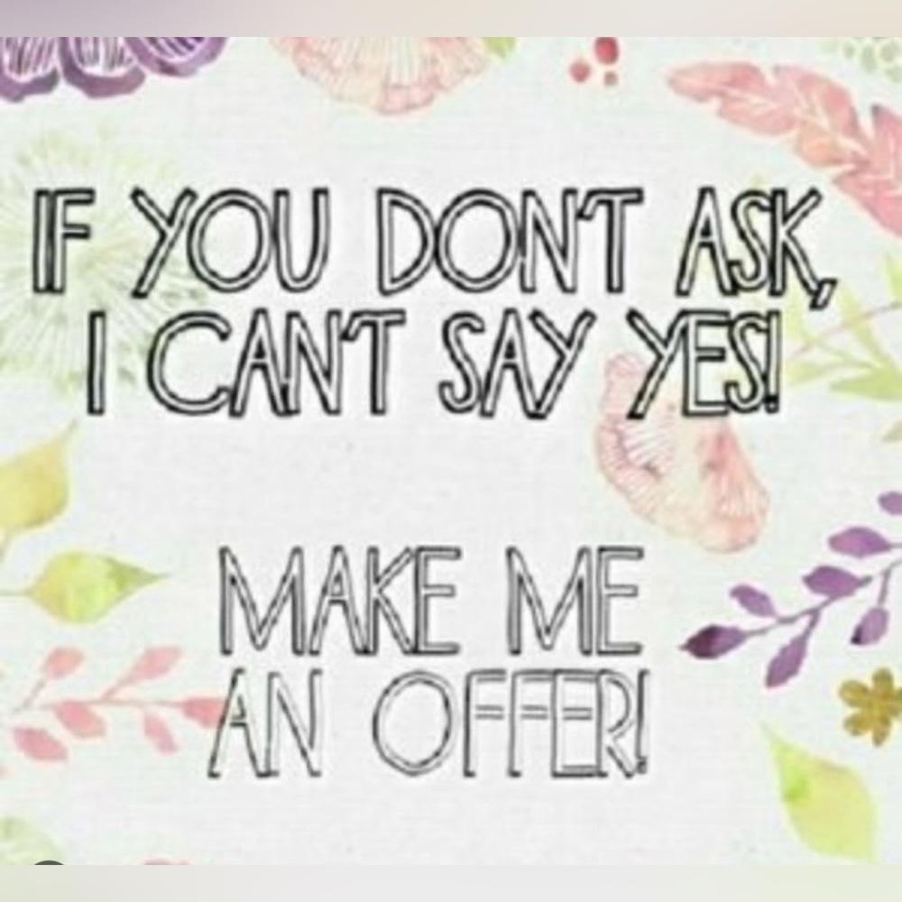 Send me an offer! I will accept most offers!! ❤️